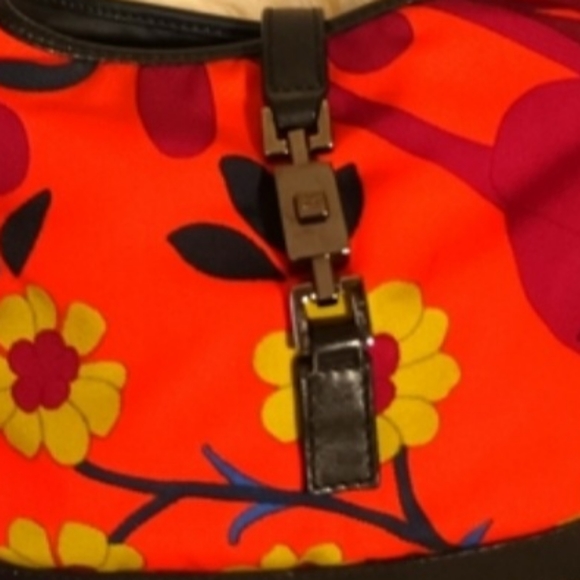 Gucci by Tom Ford Jackie Vintage Flower Print Handbag 1999 Cruise Collection - Picture 2 of 3